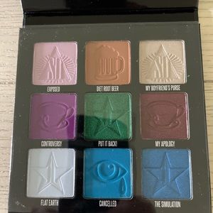 Jeffree star mini controversy eyeshadow palette